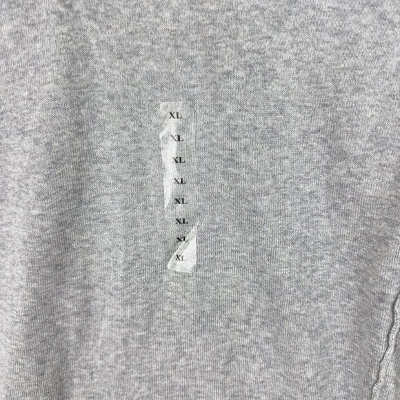 Threads & Heirs Sweater Men XL Light Gray Heather V-Neck  100% Cotton - Picture 7 of 10